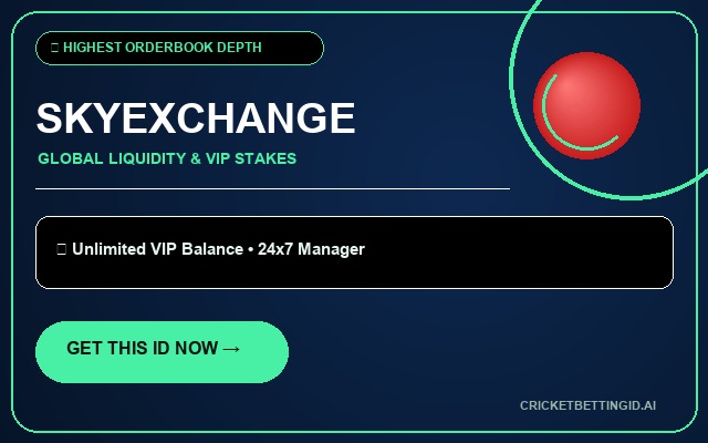 SkyExchange High Limit VIP Cricket Exchange Banner