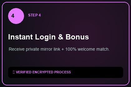 Step 4 Instant Login Credentials and Bonus Illustration